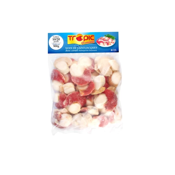 Noix de Saint-Jacques avec Corail IQF