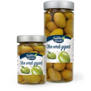 Olive Verdi Giganti Sapori Sinceri Bocal 327ml