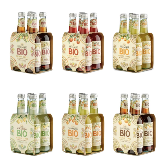 Limonade Aranciata Rossa con Arancia Rossa di Sicilia IGP Biologique Tomarchio