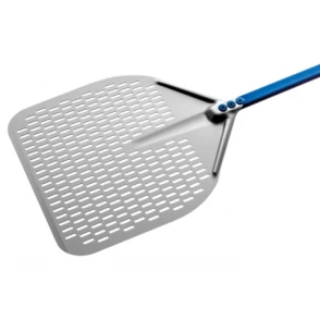 Pelle à pizza AZZURA rectangulaire perforée 36 cm Gi.Metal A-37RF