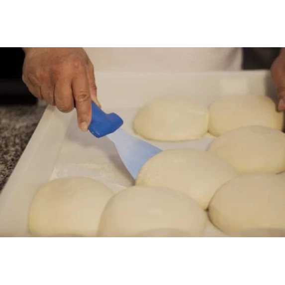 Spatule en Inox  triangulaire Flexible pour Pâte à Pizza 9,5 cm GIMETAL AC-STP31