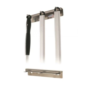 Support Mural en Aluminium pour 3 Pelles à Pizzas Gi.Metal ACH-PP3