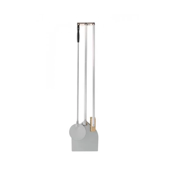 Support Mural en Aluminium pour 3 Pelles à Pizzas Gi.Metal ACH-PP3