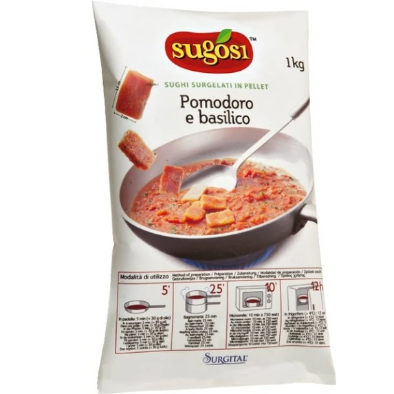 Sauce Pomodoro Basilic en Galets IQF