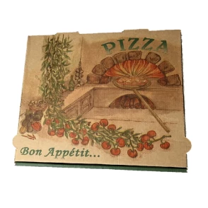 Boîtes à Pizza couleur Kraft Personnalisables