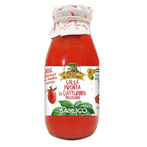Salsa Pronta di Datterino Italiano e Basilico Orto d’Autore