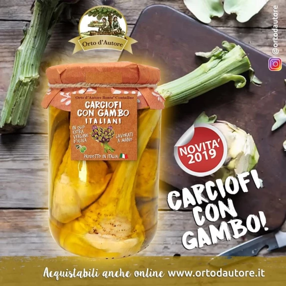 Artichauts Tiges Italiens Orto d’Autore