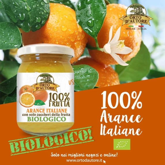 Marmelade Bio d’Oranges Italiennes Orto d’Autore
