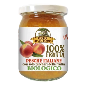 Marmelade Bio de Pêches Italiennes Orto D’Autore