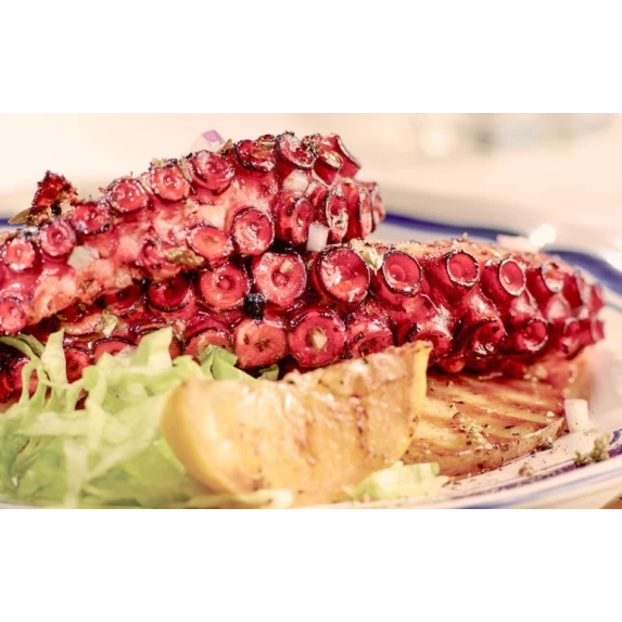 Poulpe Entier Rosace Nettoyé IQF