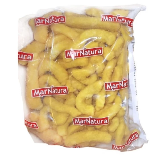 Lamelles d'encornet Gigas panées-Rabas 1 kg