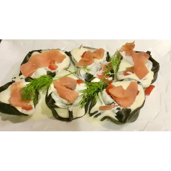 Giganti à l’Encre de Seiche et au Saumon IQF 3KG