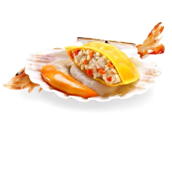 Panciotti aux Noix de Saint-Jacques et aux Crevettes des mers du Nord IQF 2KG