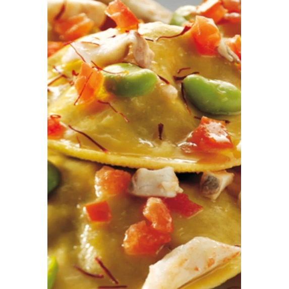 Panciotti aux Noix de Saint-Jacques et aux Crevettes des mers du Nord IQF 2KG