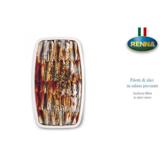 Filets d'Anchois Marinés en Sauce Piquante Renna 2 kg