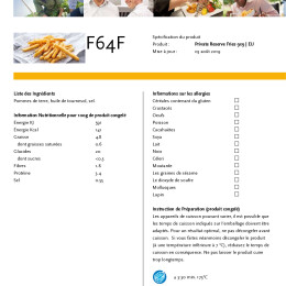 Lambweston Private Reserve Fries 9x9