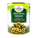 Olives Vertes Tranchées en Rondelles Boite 3/1