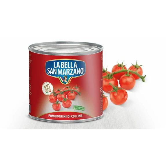 Tomates Cerises Pelées Pomodoro Di Collina  Boite 3/1 La Bella San Marzano