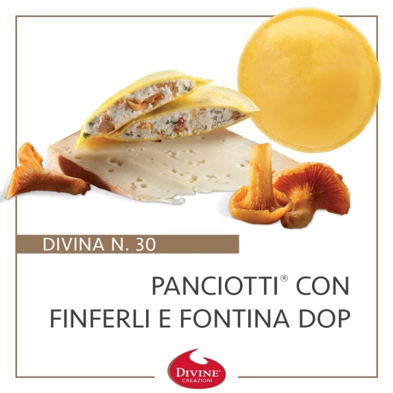 Panciottis Finferli (Girolles) & Fontina DOP IQF 2 kg
