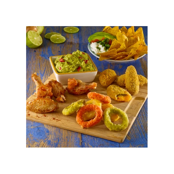 Piments Jalapeños Panés au Cheddar IQF 1 kg