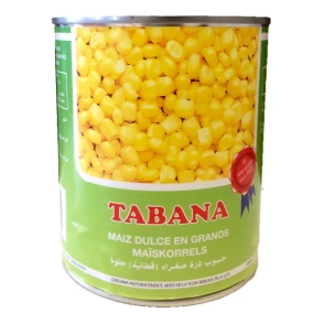 Maïs Doux en Grains Tabana en Boîte 4/4 600 g