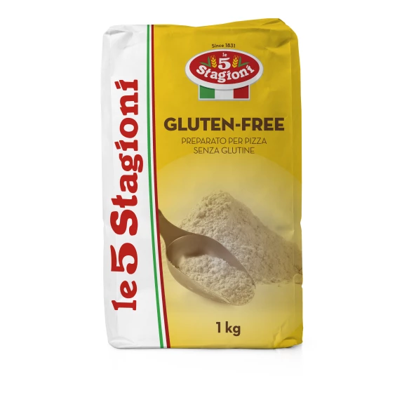 Préparation pour Pâte à Pizza Sans Gluten "GLUTEN FREE" 1KG  5 Stagioni