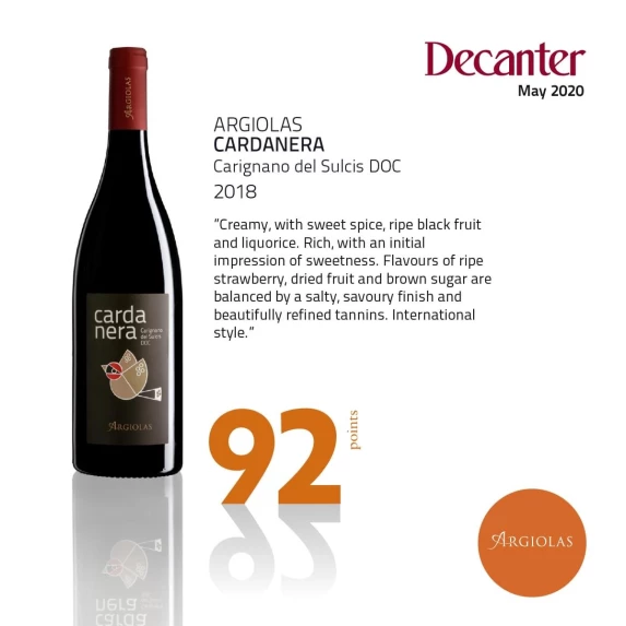 Cardanera Carignano del Sucis DOC Argiolas 13.5% - 75 cl