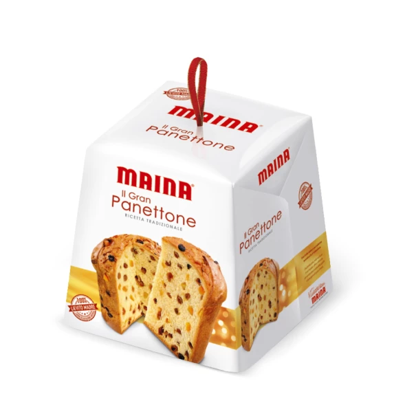 Gran Panettone aux Fruits Confits Ricetta Tradizionale 1 kg MAINA
