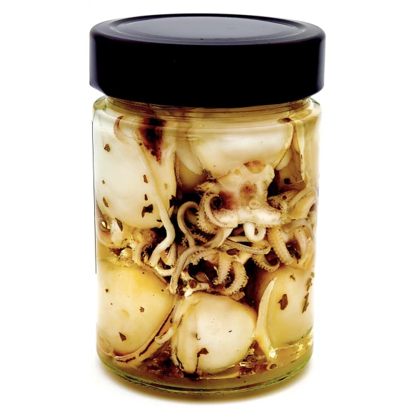 Seiches à l'Huile et aux Légumes en Bocal de 6 x 300 g