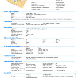 GRANCOEUR - FICHE EMMENTAL BLOC 3KG - ENTREMONT