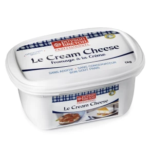 Cream Cheese nature Paysan Breton 1KG Sans additif et sans conservateur