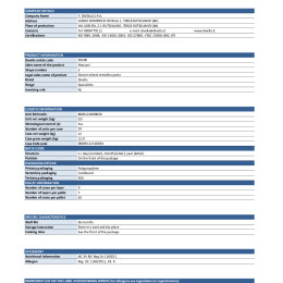Product Specification Mezzani 3 (0,5kgx24)