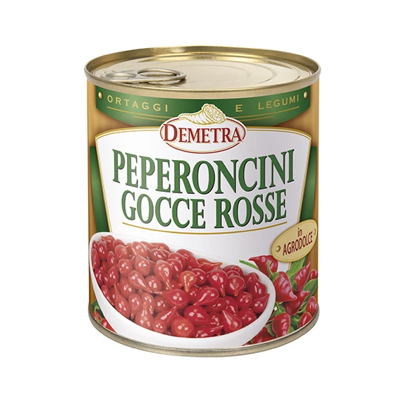 Gouttes de Poivrons Rouges Aigre-Doux  boite 4/4