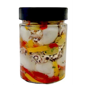 Seiches à l'Huile et aux Légumes en Bocal de 6 x 300 g