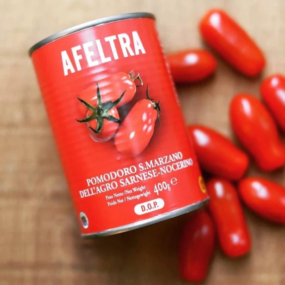 Tomates San Marzano Dell'Agro Sarnese-Nocerino DOP Pelées 24 x 400 g