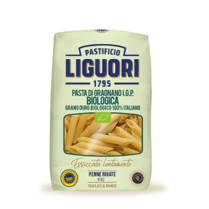 Penne Rigate N°42 Bio Liguori - Pasta di Gragnano IGP 8 x 500 g