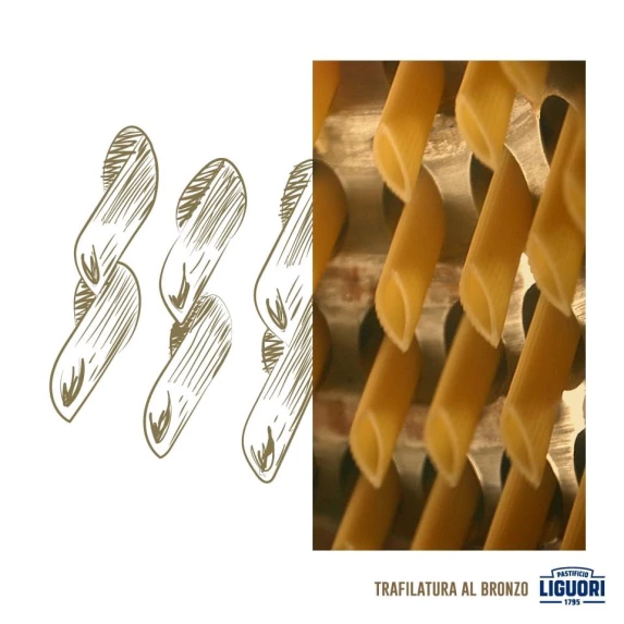 Penne Rigate N°42 Bio Liguori - Pasta di Gragnano IGP 8 x 500 g