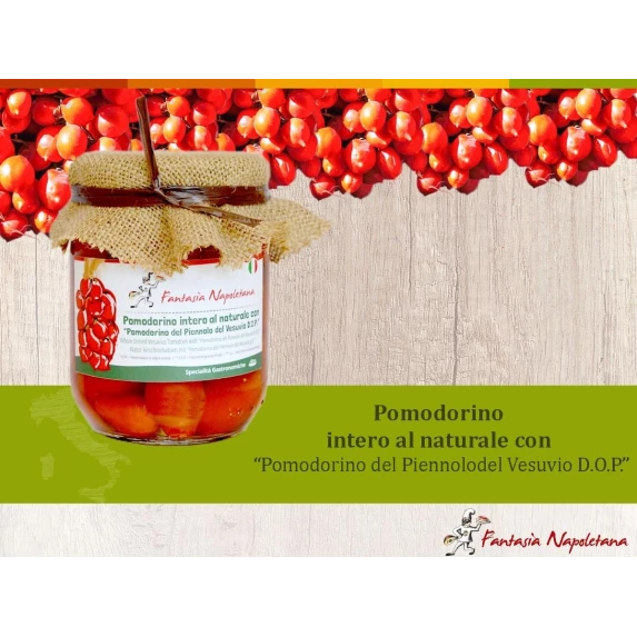 Pomodorino Rosso del Piennolo del Vesuvio DOP al Naturale 6 x 580 ml