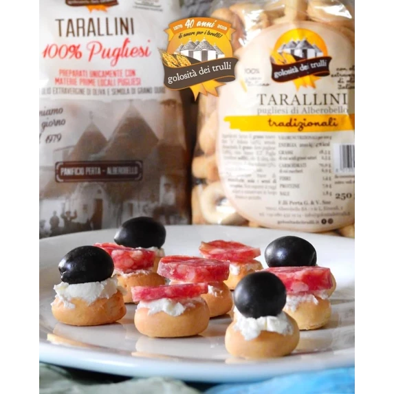 Tarallini Tradizionali Pugliesi di Alberobello 400 gr x 12