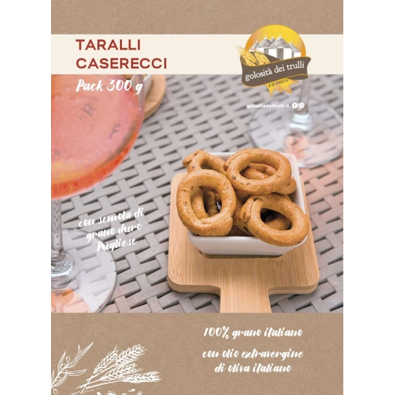 Taralli Artigianale Caserecci Multicereali 300 gr x 12