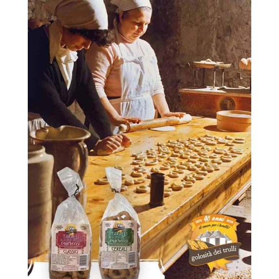 Taralli Artigianale Caserecci Multicereali 300 gr x 12
