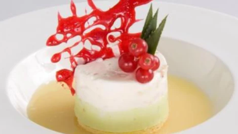 Bis de Parfait sur Chocolat Blanc Fondu