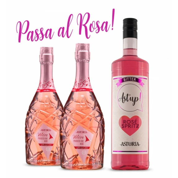 Prosecco DOC Rosé Millesimato Extra Dry Velére Astoria 11.5 %