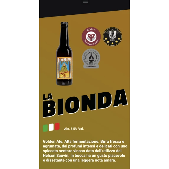 St’Orta Bière Artisanale Italienne Ibeer 5,6% 33CL x12