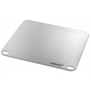Plaque de Cuisson en Inox Spéciale Four Maison 40 x 35 x 4 mm Gi.Metal PIASTRA4035
