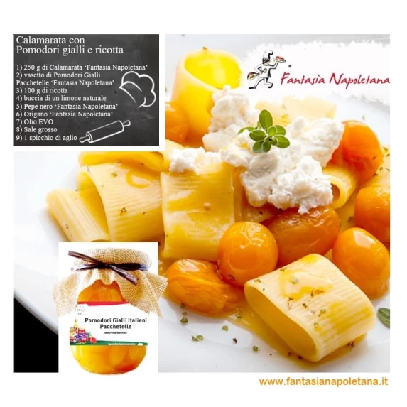 Pomodori Gialli Al Naturale Fantasia Napoletana 6 x 580 ml