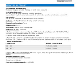 PLM - 44905004 - IQF TR13G MOZZA MAESTR BQC4K N