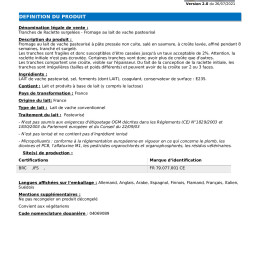 PLM - 40981004 - IQF TR15G RACLETTE BQ C4K N