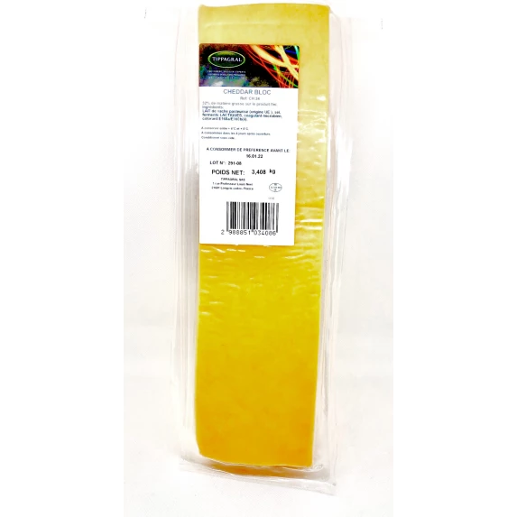 Bloc de Cheddar de 3,3kg environ