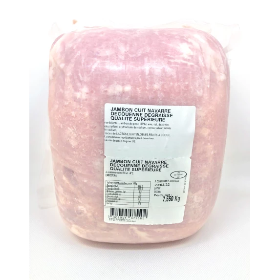 Jambon Blanc cuit Supérieur DD VPF Grancœur 7 kg